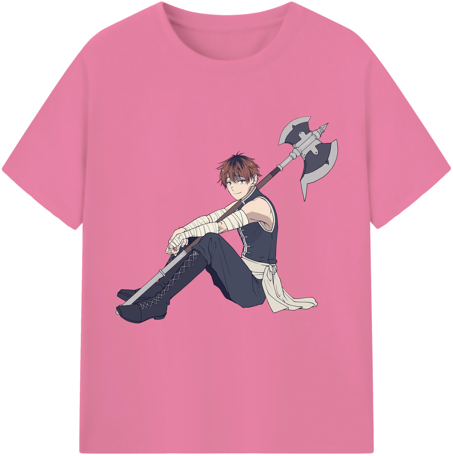 （画像用） 葬送のフリーレン Frieren 綿100％半袖Tシャツ（フロントプリント）